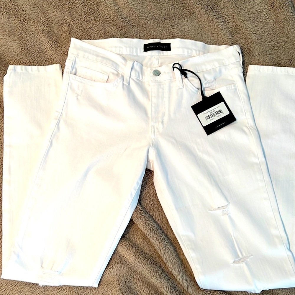 Flying Monkey distressed skinny Jean